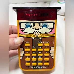 Texas Instruments 1978 Little Professor Quiz Calculator  Tested, Works